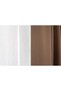 Brown Pleatless Gathered Extra Stretch Light Proof Blackout Background Curtain - 2