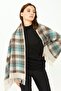 Women's Tricolor Shawl V.beige - 4