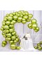 Pistachio Green Chrome Balloon 50 Pieces - 3