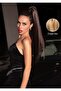 55 Cm Fiber Straight Ponytail Natural Yellow