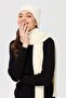 Women's Knitwear Aphrodite Scarf Bone - 2