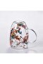 Heat Resistant Borosilicate Double Wall Flower Cup Flower Cup| Floral Coffee Presentation Cup - 4