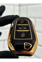 Citroen C3 C4 Cactus C4 Picasso C3 Aircross C5 Aircross Jumpy Key Case Cover Black Gold - 3