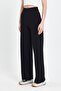 Corsage Belted Trousers - Lycra Crepe Fabric Daily Comfortable Fit - 4