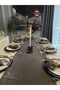 Pearl Velvet Textured Long Runner Smoked Gray (Napkins Not Included)