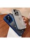 Apple iPhone 15 Plus Case Premium Quality Metal Lens Frame Transparent Back Panel Chromed Case - 3