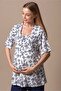 Breastfeeding-Friendly Cotton Maternity Pajama Set – Elastic Waist Effortt - Navy Blue - 5