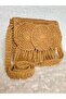 Luxury Hand Knitted Paper Thread Women's Shoulder Bag (Color Straw)