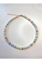 Special Design Pearl Bead Necklace with Colorful Fimo Detail with Pearls