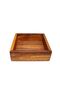 15cm X 15cm Wooden Napkin Holder - 2