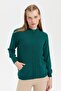Women's Stand Collar Seamless Front Zipper Wool Cardigan C.B.C. - 6