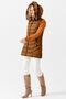 Women's Hooded Quilted Puffer Vest Copper - 4