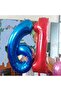 9 Number Dark Blue Foil Balloon 76 Cm - 3