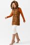 Women's Hooded Quilted Puffer Vest Copper - 5