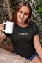 Coffee Time Design Front Printed Unisex T-Shirt - Casual Cafe - 2