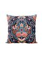 Luxury Velvet 43x43 Cm Throw Pillow Case Decorative Soft Lounge Armchair Avant-Garde Dark Navy - 3