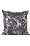 غطاء وسادة منقوش برقائق فضية من أنثراسايت، كرسي أريكة ناعم وأنيق لغرفة المعيشة - 2