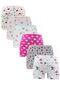 6 Pcs Dondeza Girl's Cotton Mixed Pattern Shorts Boxers D403