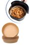 100 Pieces Air Fryer Baking Paper Disposable Oil-Proof Non-Stick Round Plate Model