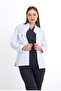 White Coat Length, Long Sleeve, Mandarin Collar, Doctor Coat - 5