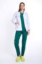 White Coat Length, Long Sleeve, Classic Collar, Doctor's Apron - 2