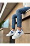 BA0804 BOA High White Sole Blue Detailed Lace-up Men's Shoes - 3