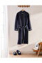 Marty Kimono Unisex Bathrobe/Slippers Set - Yacht Collection - Navy Blue