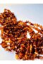 Drop Amber Cognac Color 45 Cm Unisex Necklace - 4