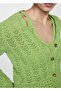 Cardigan with Hole Detail - 5