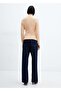 Ribbed Sweater with Buttons on the Shoulders - 4