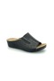 Aryan 02-139 D.r Recommended Orthopedic Women's Slippers BLACK