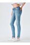 Nicole Skinny Leg Mid Waist Jean Trousers - 5
