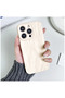 Apple iPhone 12 Pro Max Compatible Case Zebana Soft Wrink Silicone Case Beige
