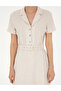 Linen Blended Sand Woven Jumpsuit 50284673 -Vr085 - 5