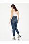 Light Blue Mom High Waist Fit Jean Pants 50293352-Vr003 - 4
