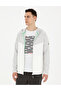 Light Gray Regular Fit Knitted Cardigan 50285147-Vr001