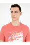 Pink Slim Fit 100% Cotton Crew Neck T-Shirt 50280946-Vr186 - 2