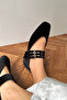 Women's Ballerinas BLACK VELVET - 5
