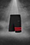 Men's Red Fit Unprinted Round Neck T-Shirt Shorts Bottom Top Set (S-3Xl) - 3