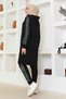 Camouflage Stripe Hooded Tracksuit Set 2050 Black - 8