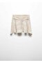 Asymmetrical Patterned Mini Skirt - 3