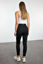Black Brushed Soft Fabric Inside Fleece Winter Knitted Full Length Sports Leggings Thmaw25Ty00002 - 11