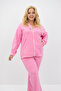 Women's Large Size Hooded Pocket Detailed Tracksuit Set 8139-25 - 2