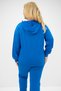 Women's Large Size Hooded Pocket Detailed Tracksuit Set 8139-25 - 4