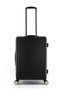 Globe Medium Check-In Luggage Suitcase Black - 3