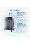 Canyon Luggage Set Metallic Black - 2