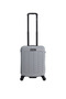 Reptile ABS Carry-On, TSA Lock, 4 Double Wheels, 20 Inch Silver