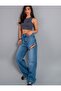 LUXDIGI High Waist Zippered Women's Jeans