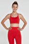 Pine Adjustable Thin Strap Bra Red - 2
