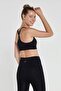 Pine Adjustable Thin Strap Bra Black - 4